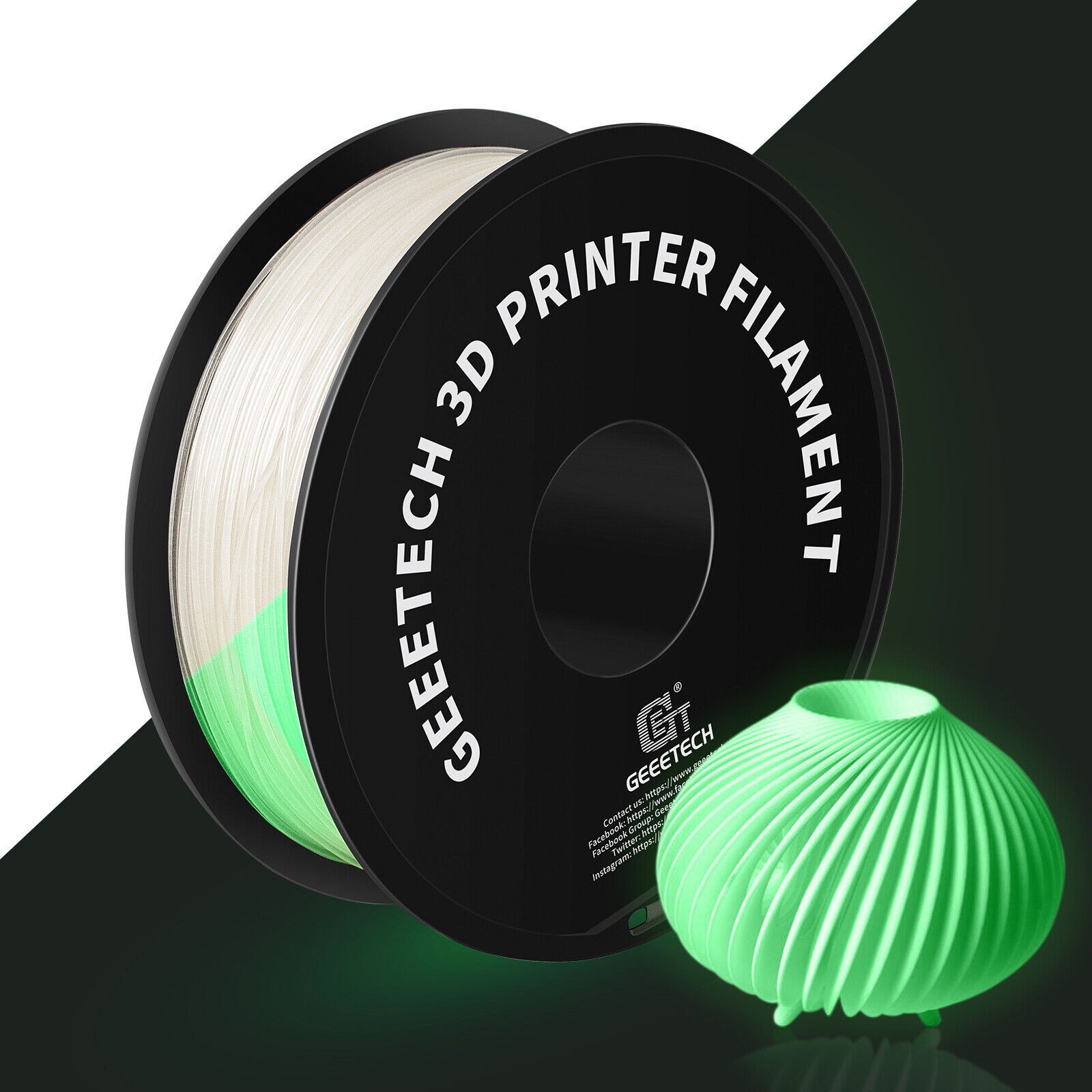 Geeetech 1kg 1.75mm PLA ABS PETG TPU 3D Filament Silk PLA für 3D Drucker - Afbeelding 31 van 44