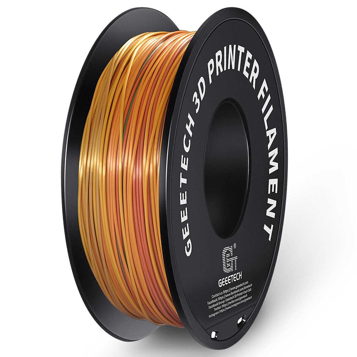 Geeetech 1kg 1.75mm PLA ABS PETG TPU 3D Filament Silk PLA für 3D Drucker - Afbeelding 32 van 44