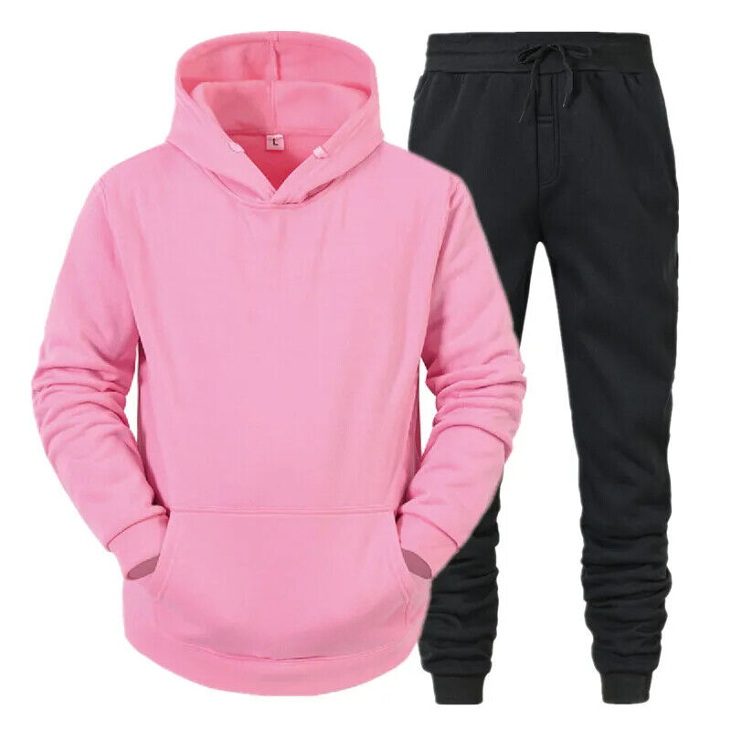Men Sets Hoodie+Pants SweatSuit Men Sportswear Fleeced Set Tracksuit Men's Suits - Picture 27 of 32