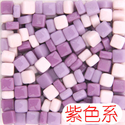Hágalo usted mismo Azulejos de mosaico de vidrio vítreo artesanías de pared 100 g mezclas gotas ópticas herramienta 8 mm #JP - Imagen 50 de 57