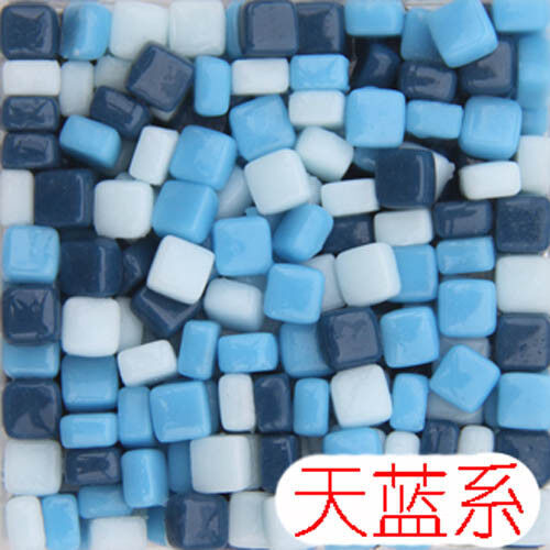 Hágalo usted mismo Azulejos de mosaico de vidrio vítreo artesanías de pared 100 g mezclas gotas ópticas herramienta 8 mm #JP - Imagen 52 de 57