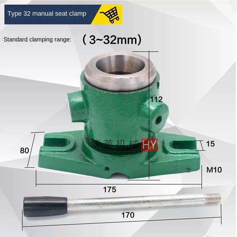 Indicizzazione Orizzontale Verticale Pneumatico Collettore Supporto Strumento Tornio Fissaggio - Foto 11 di 11