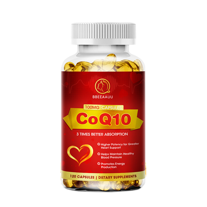 CoQ-10 120 Softgels CoQ 10 Coenzyme Support Heart Health & Energy Production