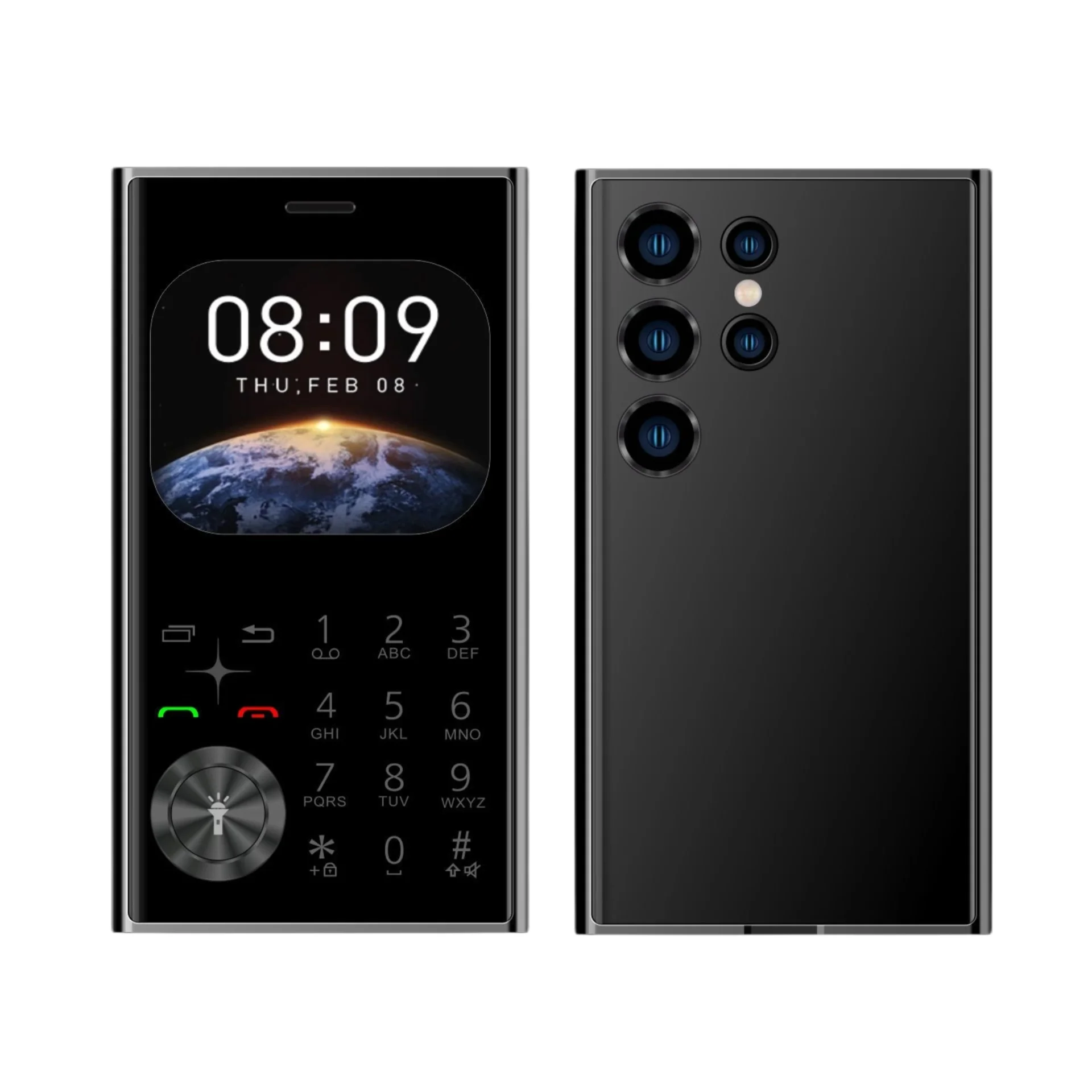 Mini Card Phones 2.0" HD Display Dual SIM Small Pocket Cellphone Speed Dial - Picture 13 of 16