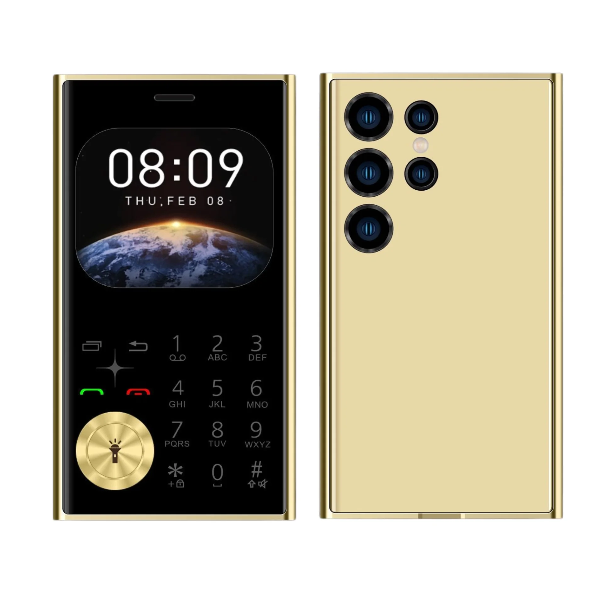 Mini Card Phones 2.0" HD Display Dual SIM Small Pocket Cellphone Speed Dial - Picture 14 of 16