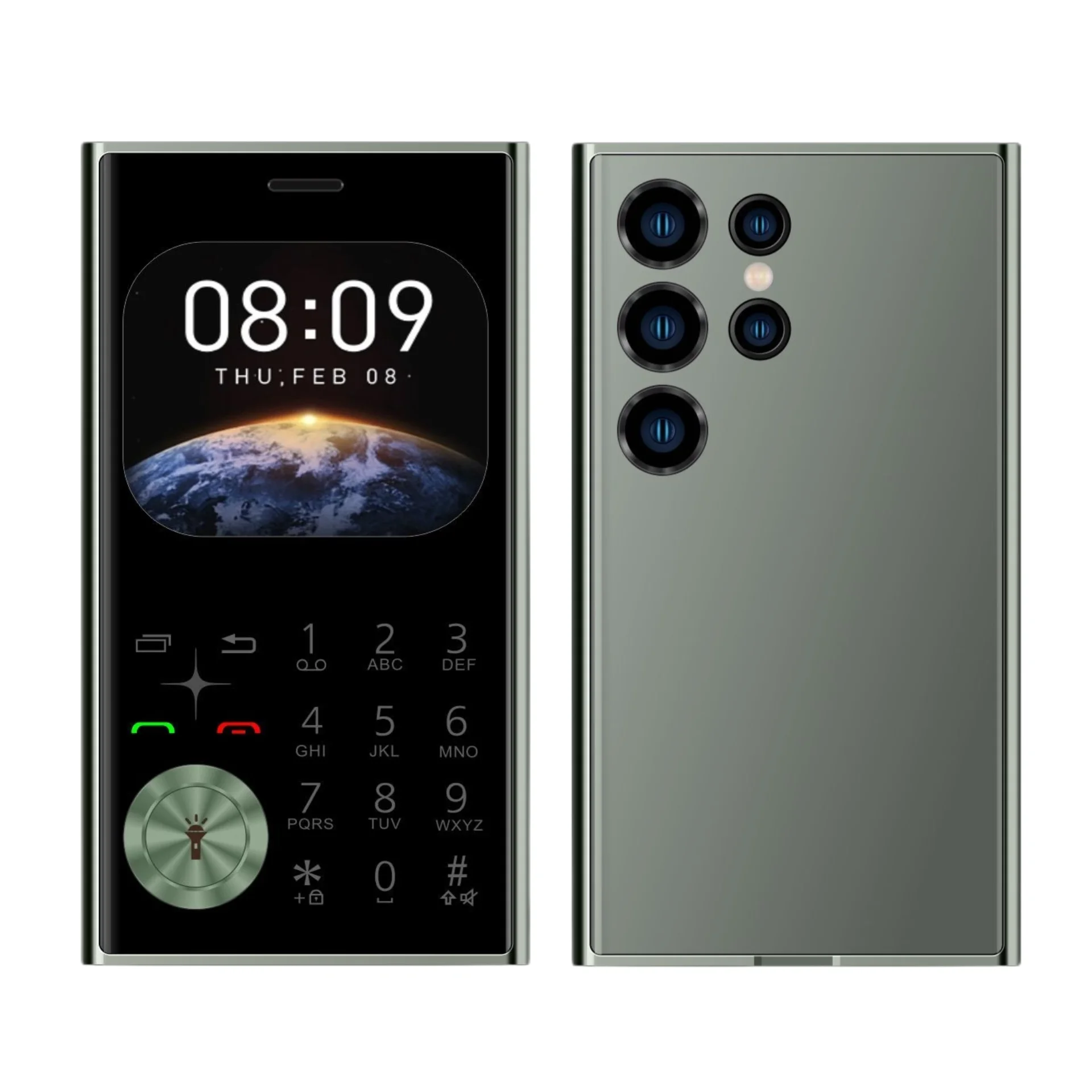 Mini Card Phones 2.0" HD Display Dual SIM Small Pocket Cellphone Speed Dial - Picture 15 of 16
