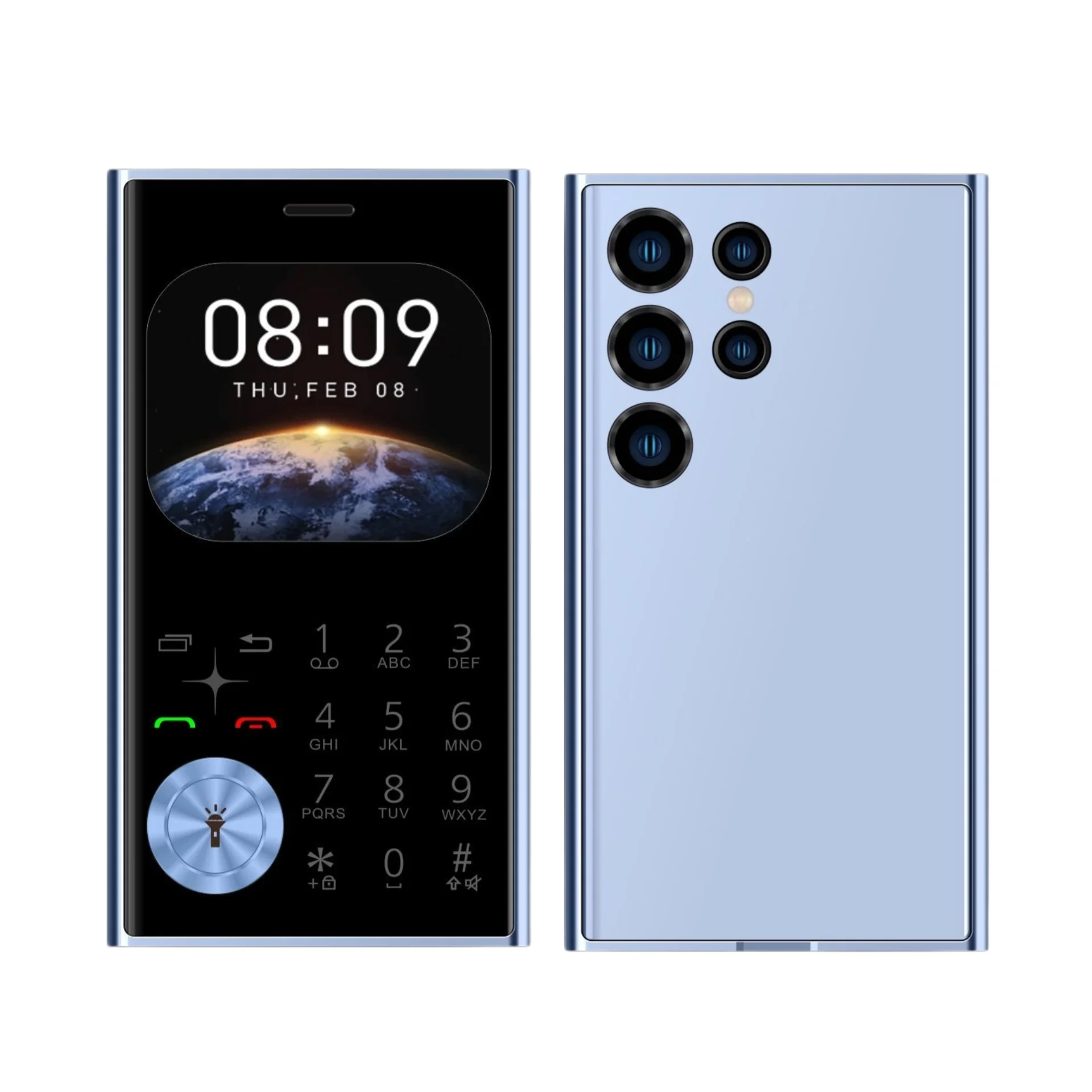 Mini Card Phones 2.0" HD Display Dual SIM Small Pocket Cellphone Speed Dial - Picture 16 of 16