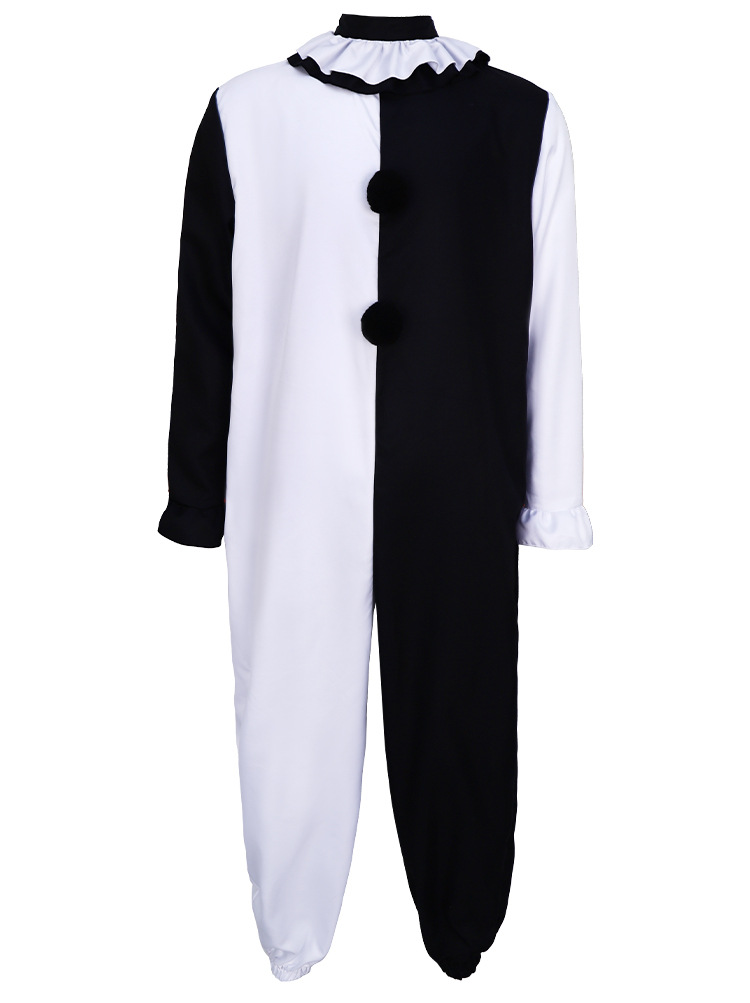 Halloween Cosplay Costume Terrifier Bloodstain Clown Jumpsuit Unisex Fancy Dress - Picture 12 of 14