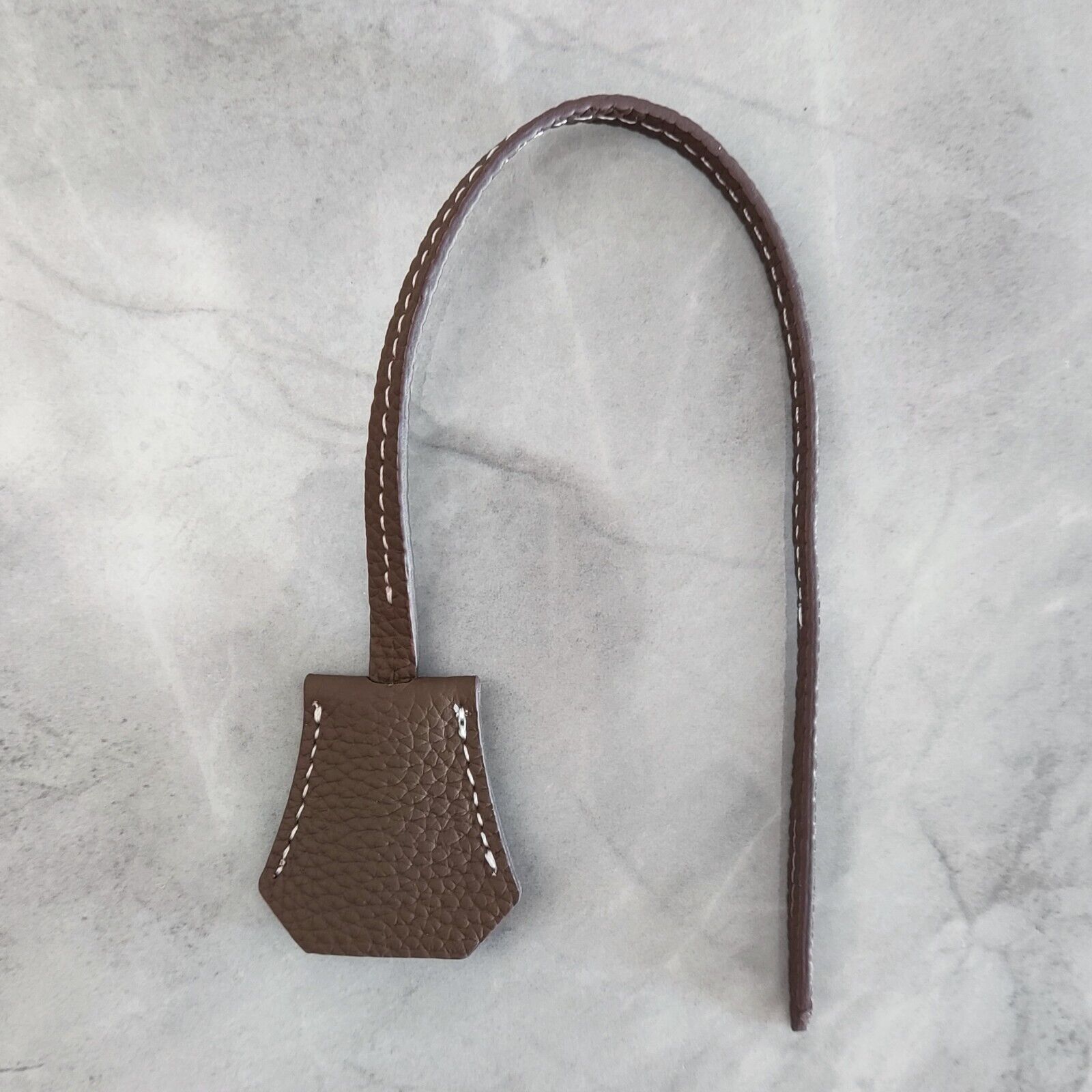 Real Cowhide Leather Clochette Bag Charm Gold/ Silver Padlock & Key for Handbags - Picture 33 of 47