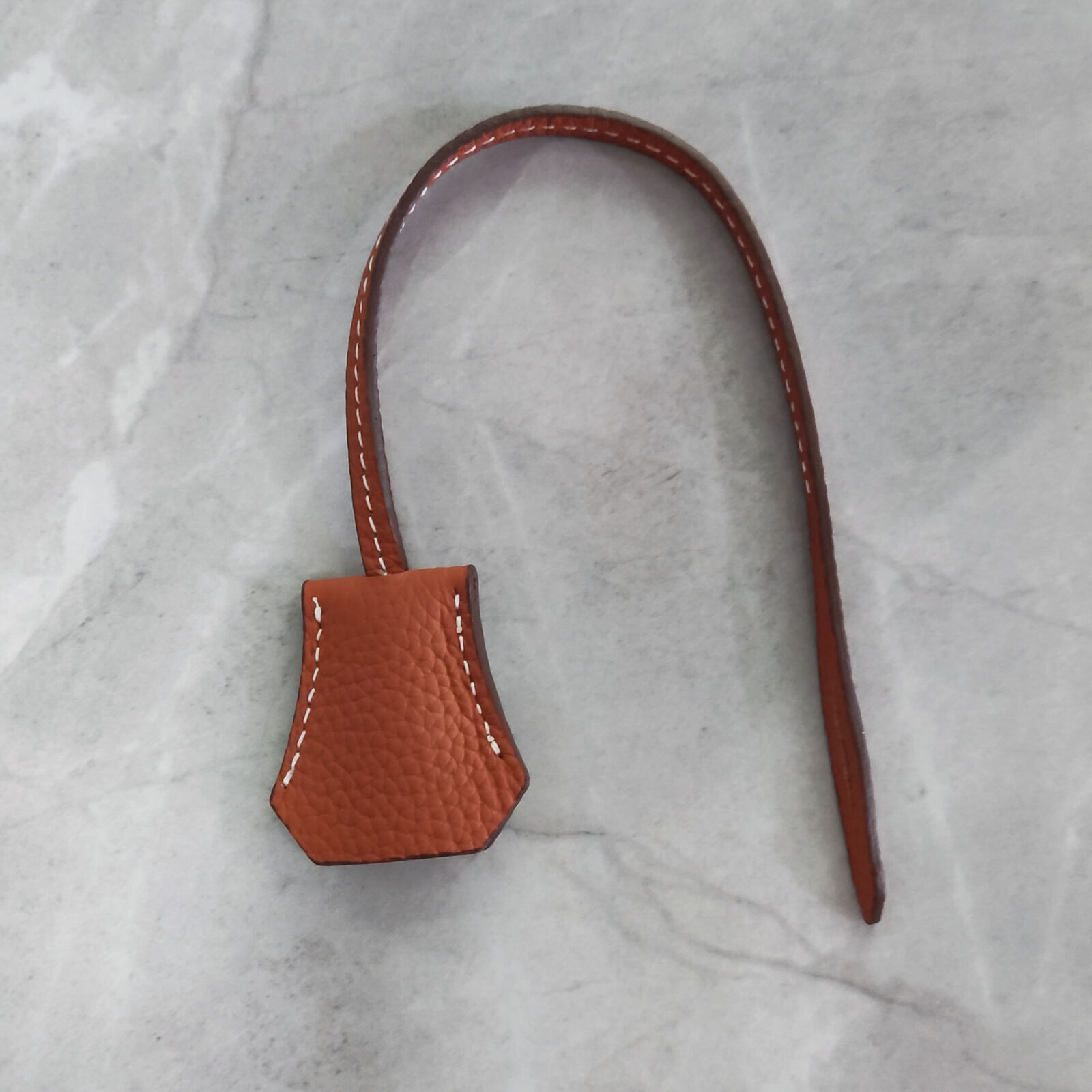 Real Cowhide Leather Clochette Bag Charm Gold/ Silver Padlock & Key for Handbags - Picture 45 of 47