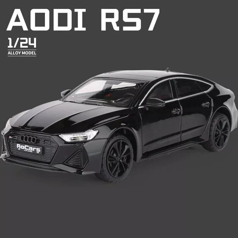 1/24 AUDI RS7 Cupé Aleación Coche Modelo Diecast Juguete Coleccionable Regalo Sonido y Luz - Imagen 19 de 25
