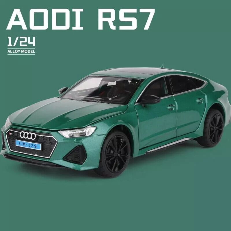 1/24 AUDI RS7 Cupé Aleación Coche Modelo Diecast Juguete Coleccionable Regalo Sonido y Luz - Imagen 21 de 25