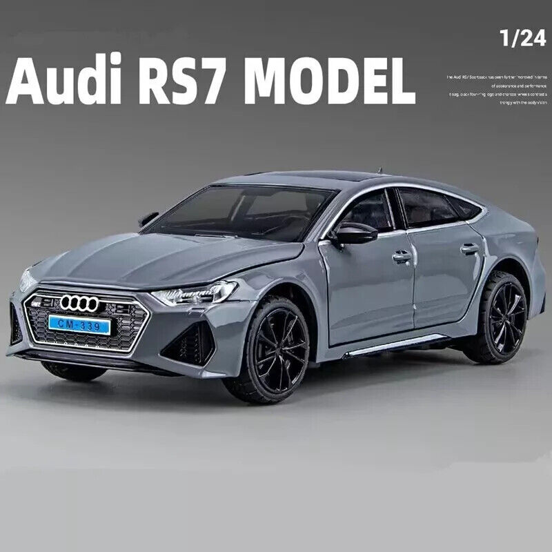 1/24 AUDI RS7 Cupé Aleación Coche Modelo Diecast Juguete Coleccionable Regalo Sonido y Luz - Imagen 23 de 25