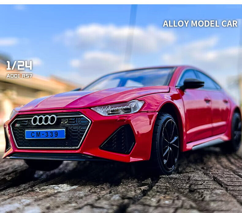 1/24 AUDI RS7 Cupé Aleación Coche Modelo Diecast Juguete Coleccionable Regalo Sonido y Luz - Imagen 25 de 25