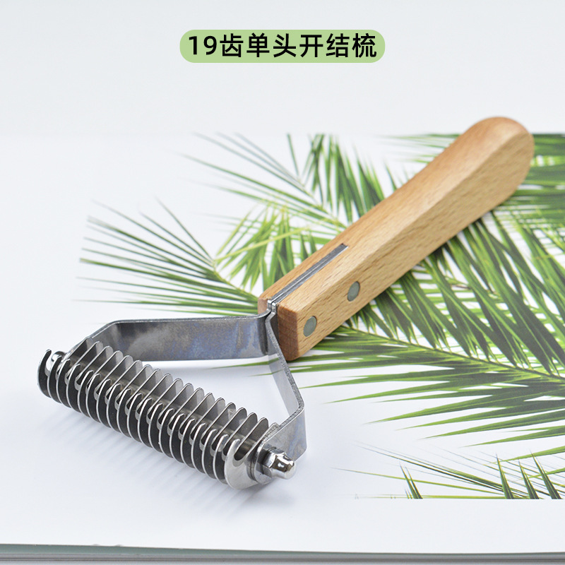 New Pet Knot Comb 3-in-1 Bottom Velvet Comb Hair Removal Comb - Picture 27 of 38