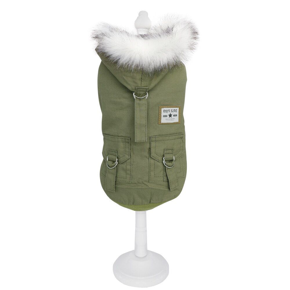 Warm Pets Clothes Winter Dogs Jacket Coat Hooded Puppy Chihuahua Hoodies French, - Picture 8 of 13