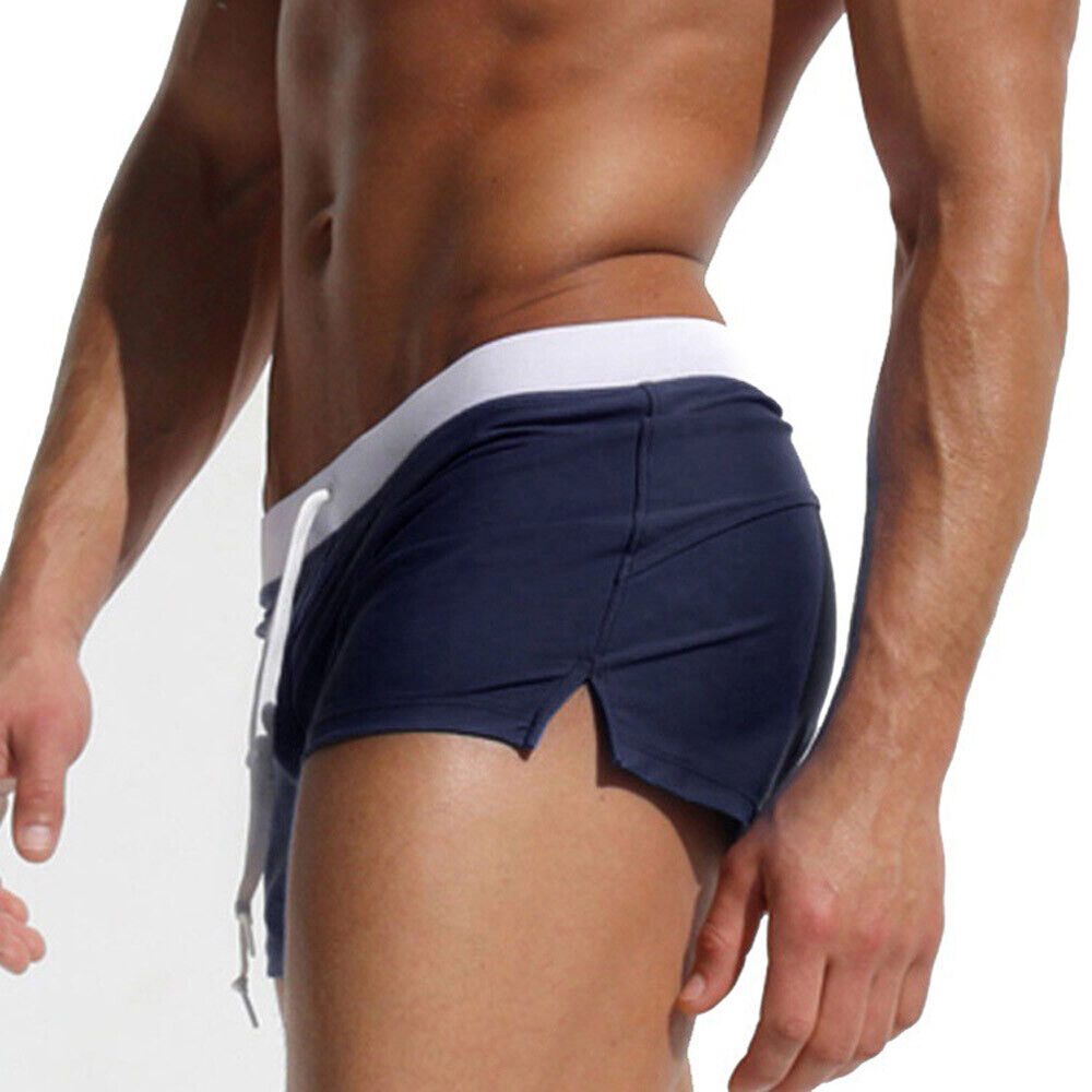 Herren Schwimm Boardshorts Badeshorts Badehose Bademode Einfarbig Strand Sommer Jungen - Bild 24 von 25