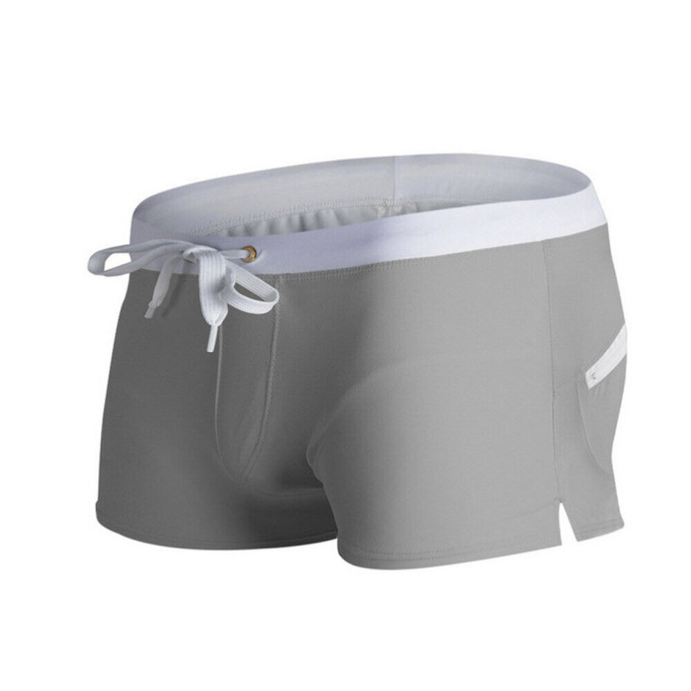 Herren Schwimm Boardshorts Badeshorts Badehose Bademode Einfarbig Strand Sommer Jungen - Bild 23 von 25