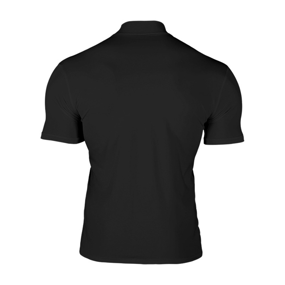 Summer Solid Color Short Sleeve Fashion Base Shirt Mens Tight Turtleneck T-Shirt - Picture 36 of 72