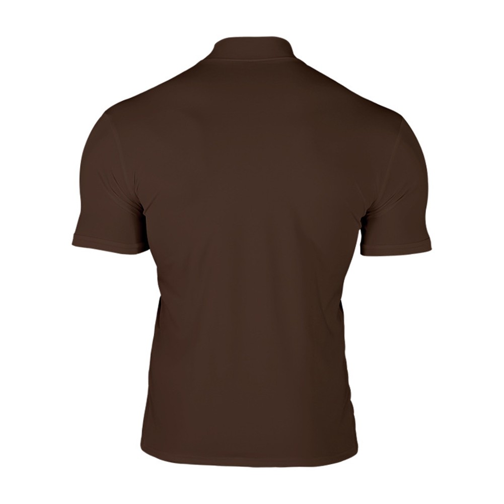 Summer Solid Color Short Sleeve Fashion Base Shirt Mens Tight Turtleneck T-Shirt - Picture 68 of 72