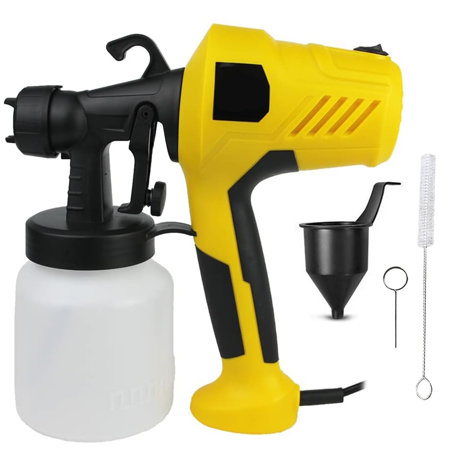 Electric Paint Sprayer HVLP Handheld Zoom Spray Gun Garden Fence Wall In/Outdoor
