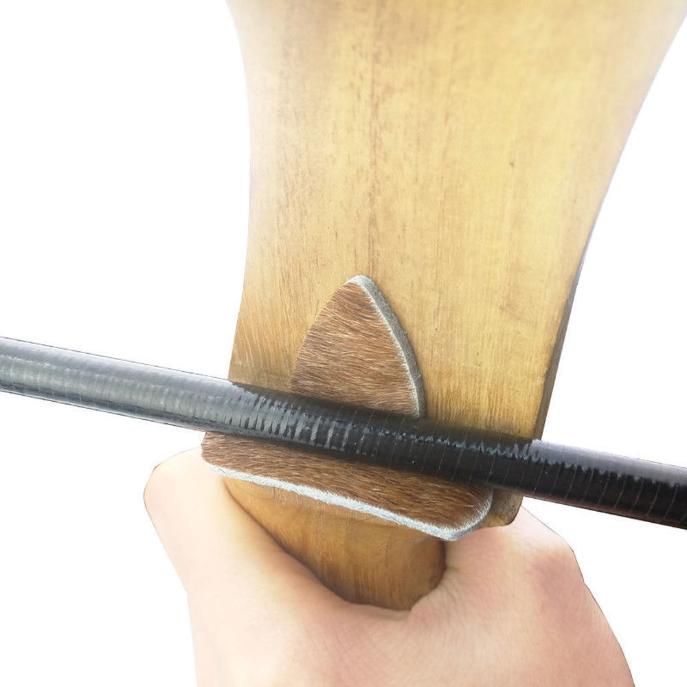 5pcs Archery Arrow Rest Traditional Leather Silent Plate RH Recurve Bow Hunting