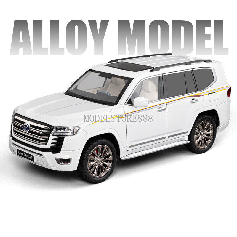 New 1/18 Toyota Land Cruiser LC300 Diecast Vehicle Model Car Toy Sound Light Gif - Picture 14 of 15