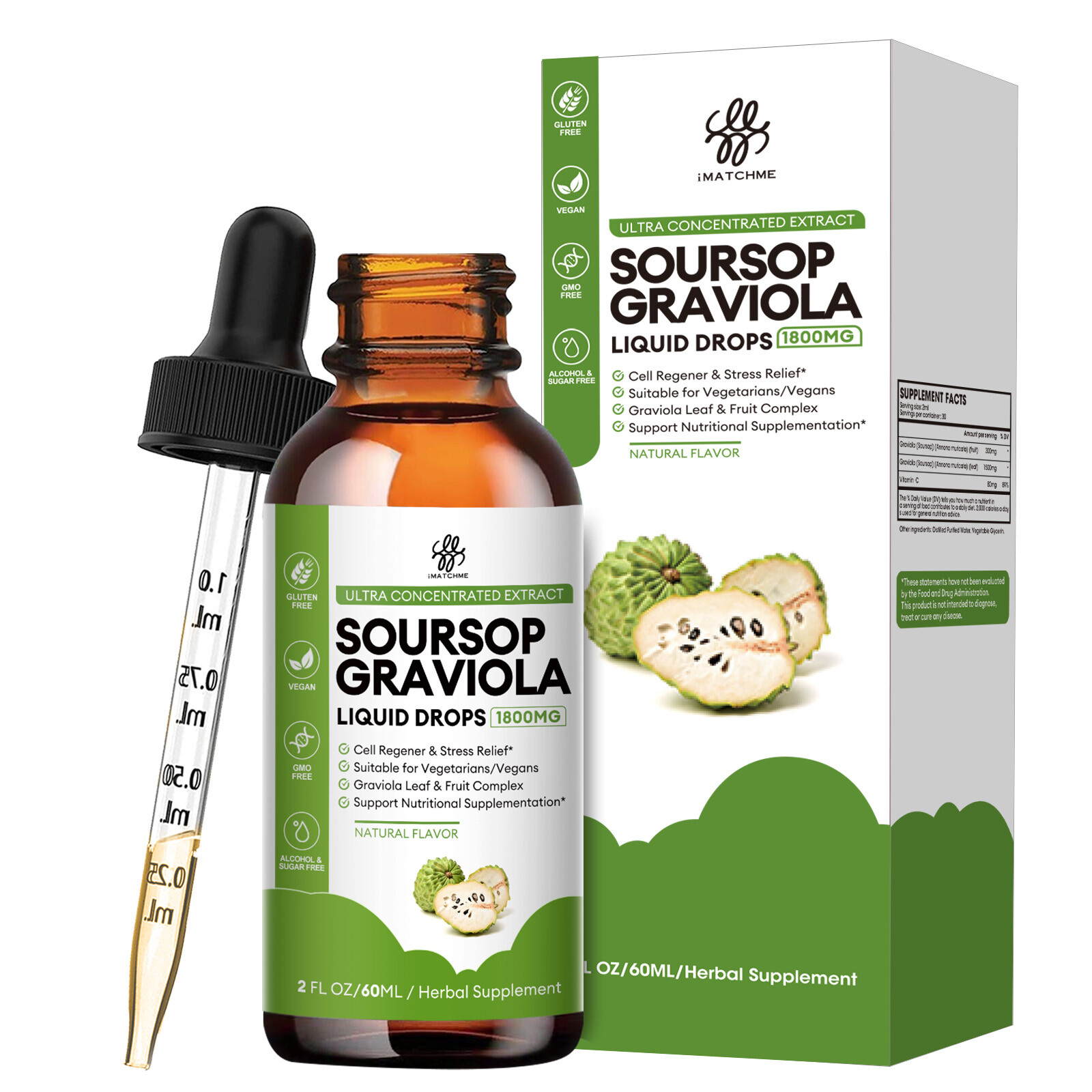 Mullein Extract for Lung Health Soursop Extract Cell Support & Regeneration - Picture 2 of 15