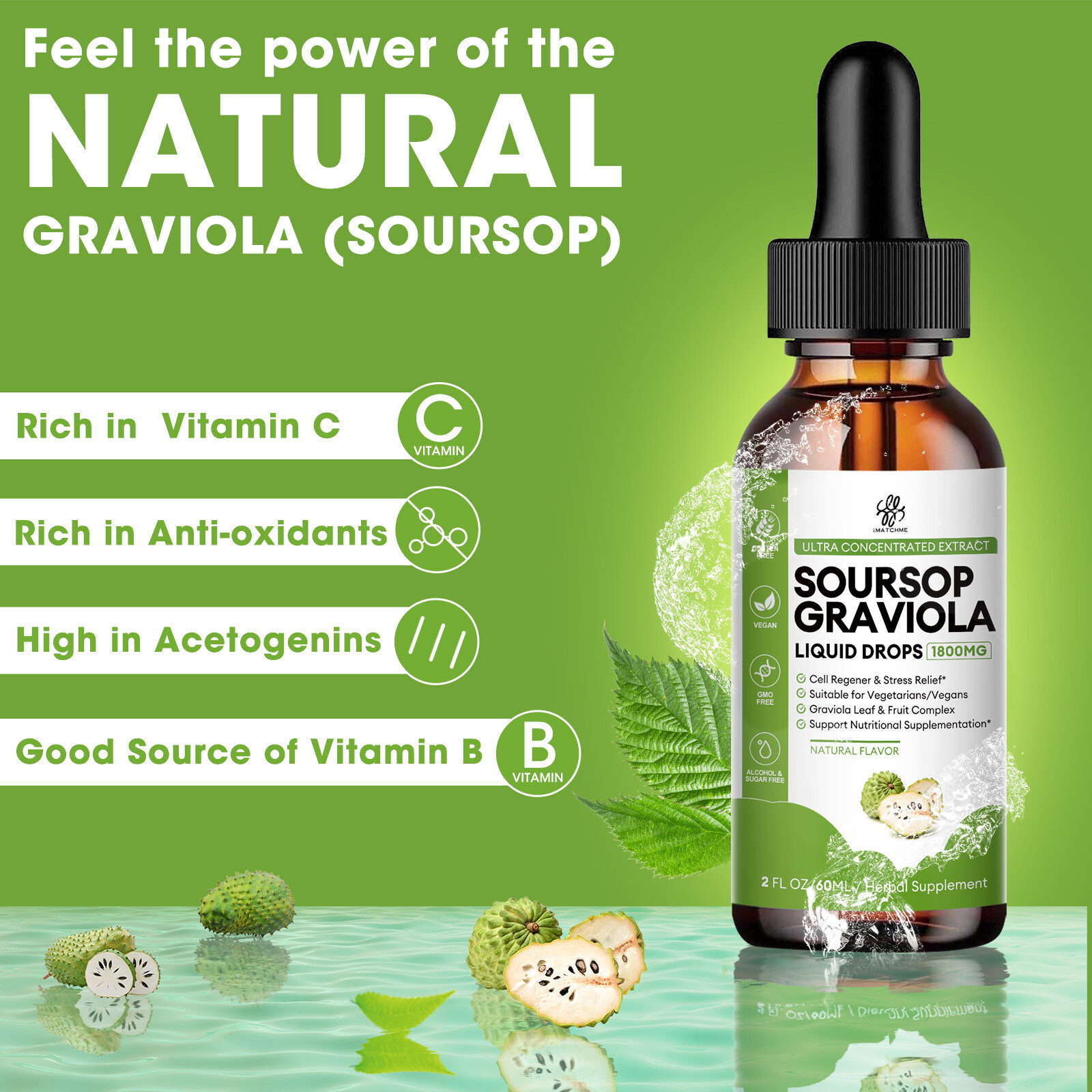 Mullein Extract for Lung Health Soursop Extract Cell Support & Regeneration - Picture 6 of 15
