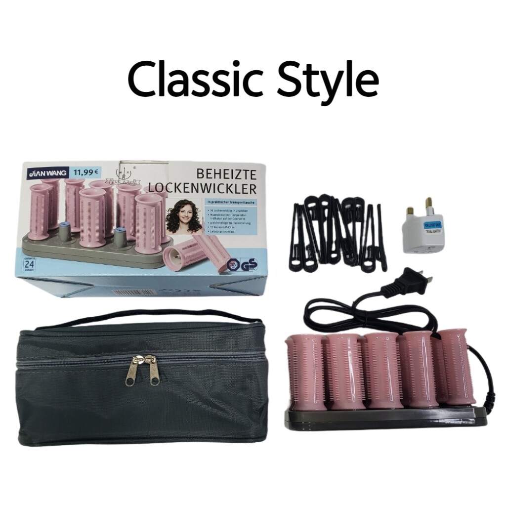 10PCS Portable Women Electric Hair Roller Reduces Heat Damage to Your Hair