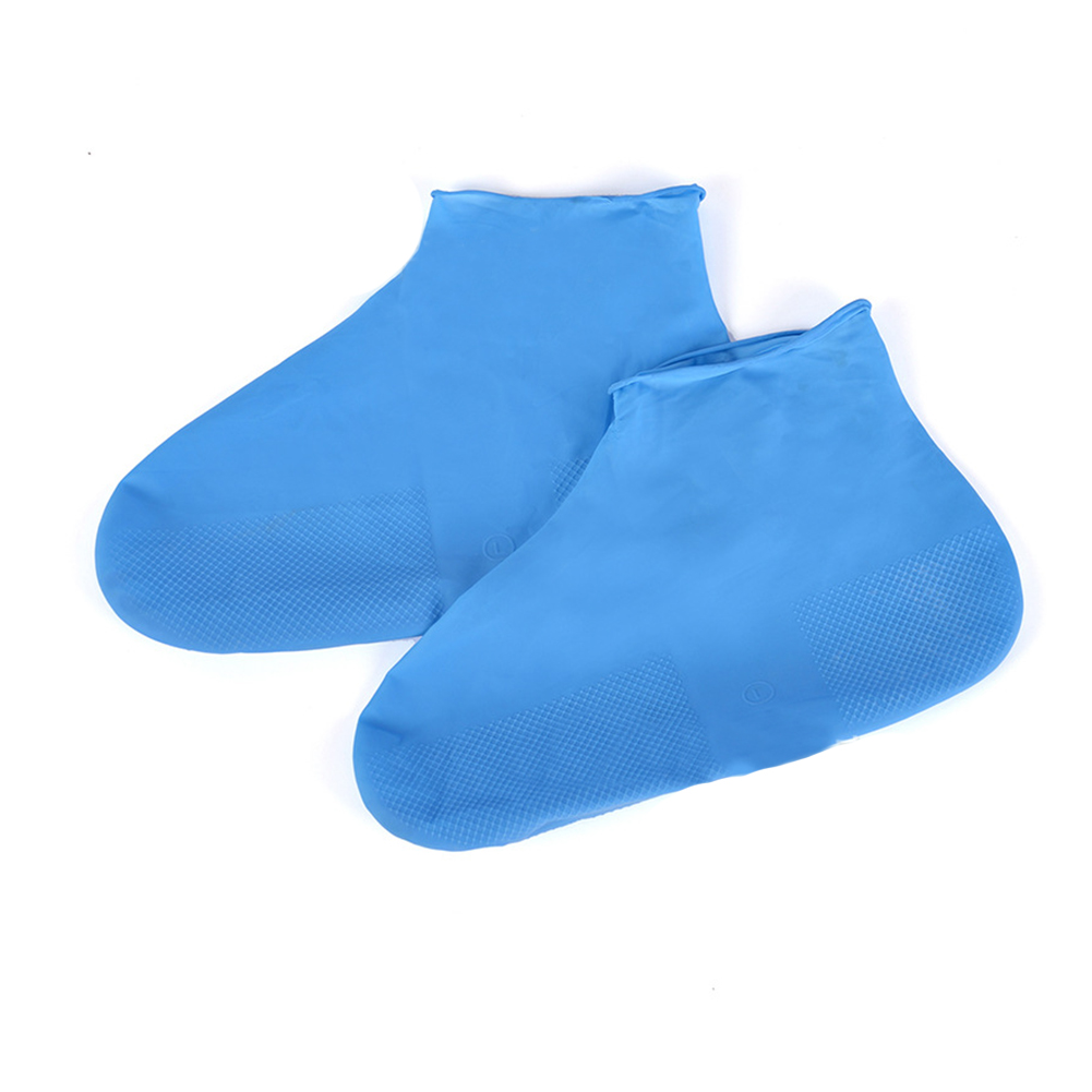 Reusable Latex Waterproof Shoe Covers Slip Resistant Rain Boots For Men Women - Picture 15 of 26