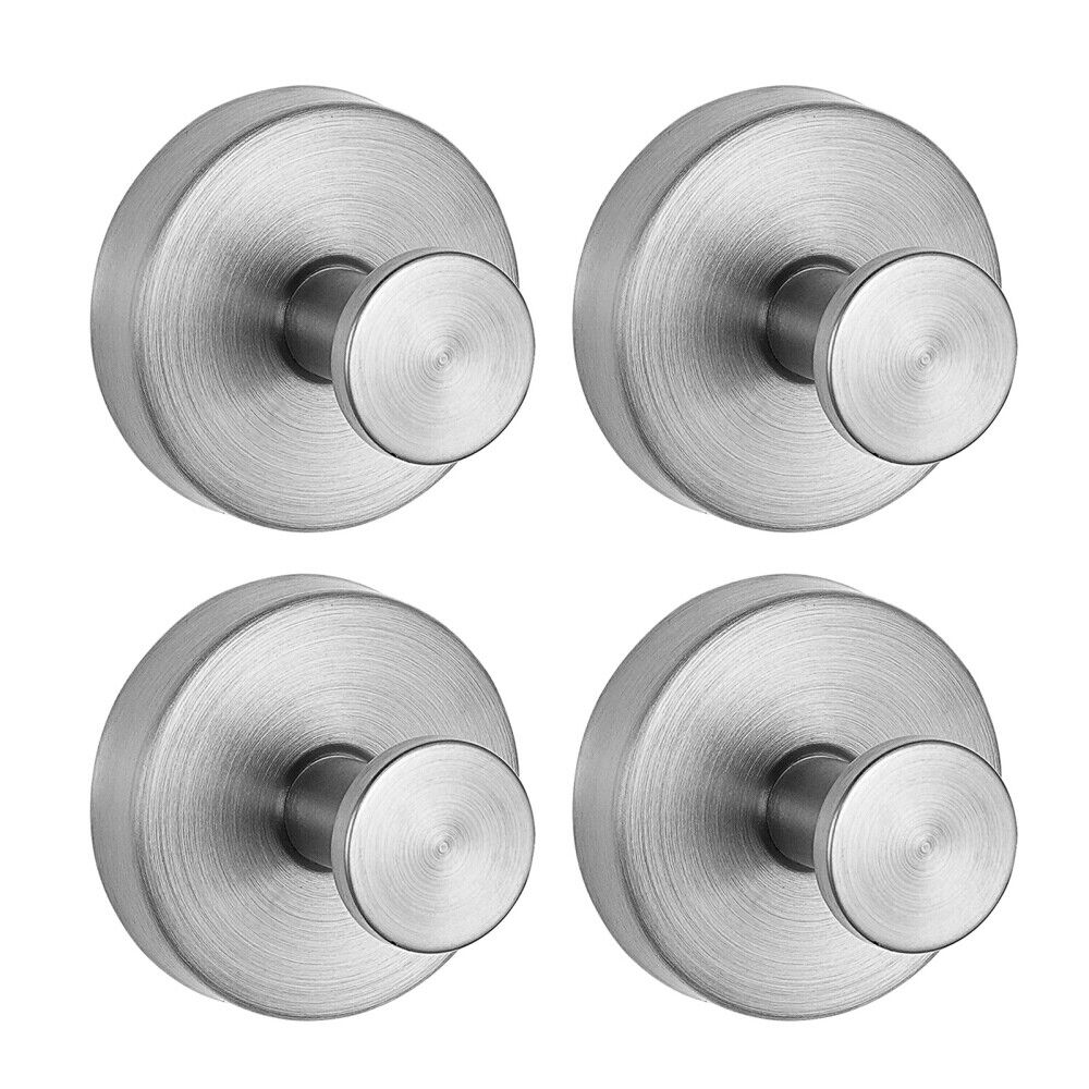 Upgraded Suction Cup Hooks Stainless Steel Waterproof No-Drill Hooks for Shower