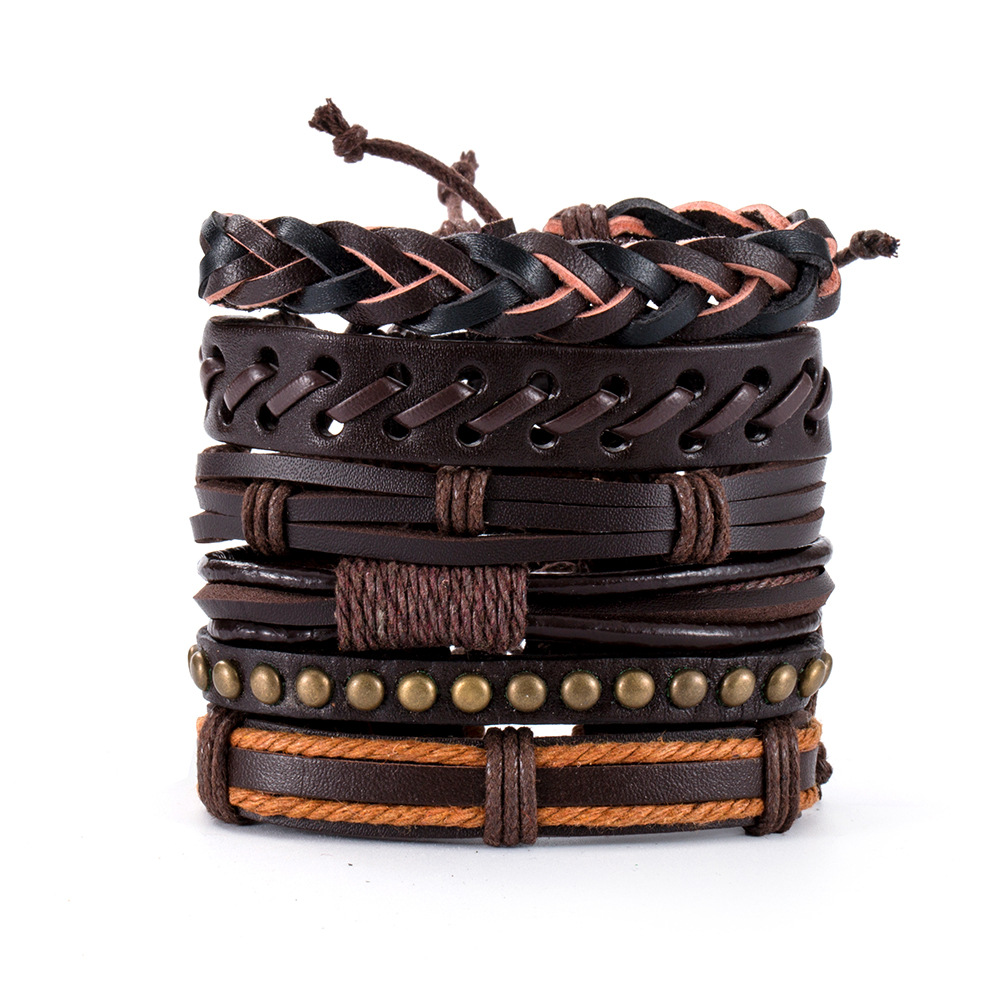 Mens Women Braided Fashion Bracelets PU Leather Bracelet Bangle Wrap Wristband - Picture 29 of 50