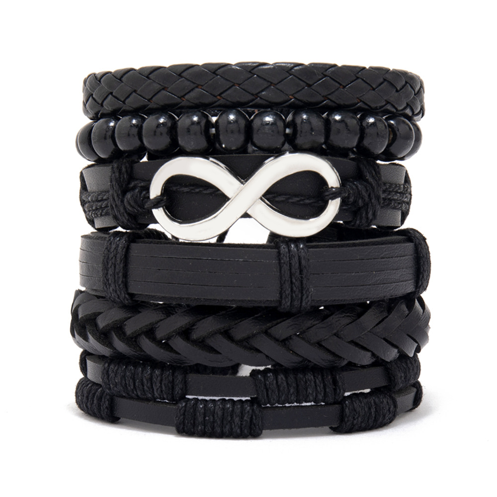 Mens Women Braided Fashion Bracelets PU Leather Bracelet Bangle Wrap Wristband - Picture 39 of 50