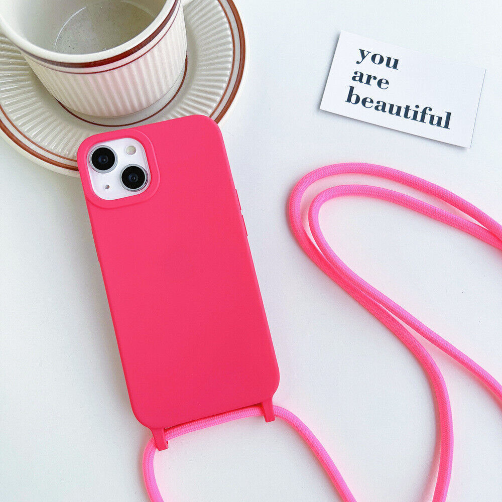 Crossbody Lanyard Cover Shockproof Phone Case For iPhone 11/12/13/14/15/16promax - Picture 25 of 27