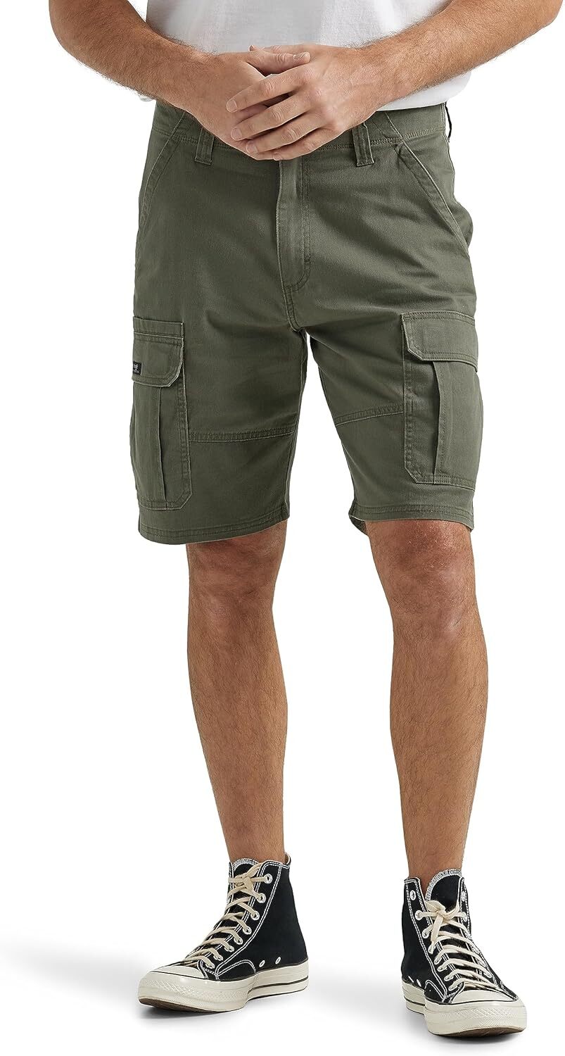 Men's Cargo Stretch Shorts Relaxed Fit Durable Multi Pocket Quick Access Storage - Picture 28 of 37