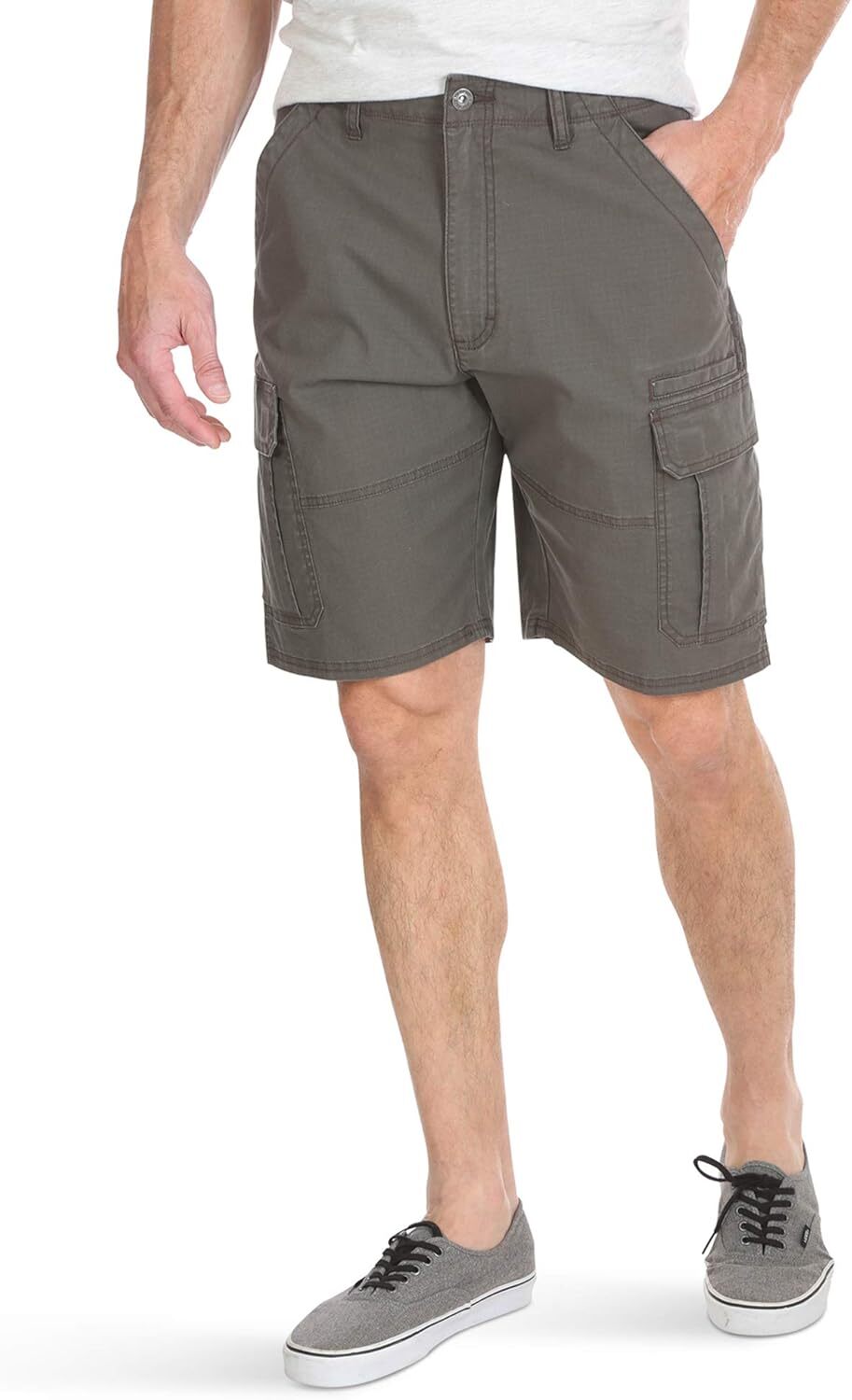 Men's Cargo Stretch Shorts Relaxed Fit Durable Multi Pocket Quick Access Storage - Picture 30 of 37