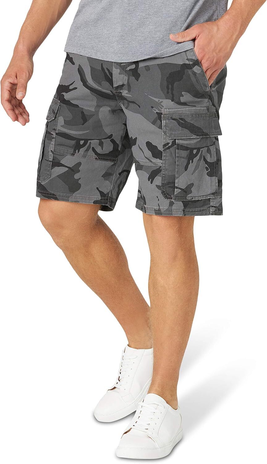 Men's Cargo Stretch Shorts Relaxed Fit Durable Multi Pocket Quick Access Storage - Picture 33 of 37