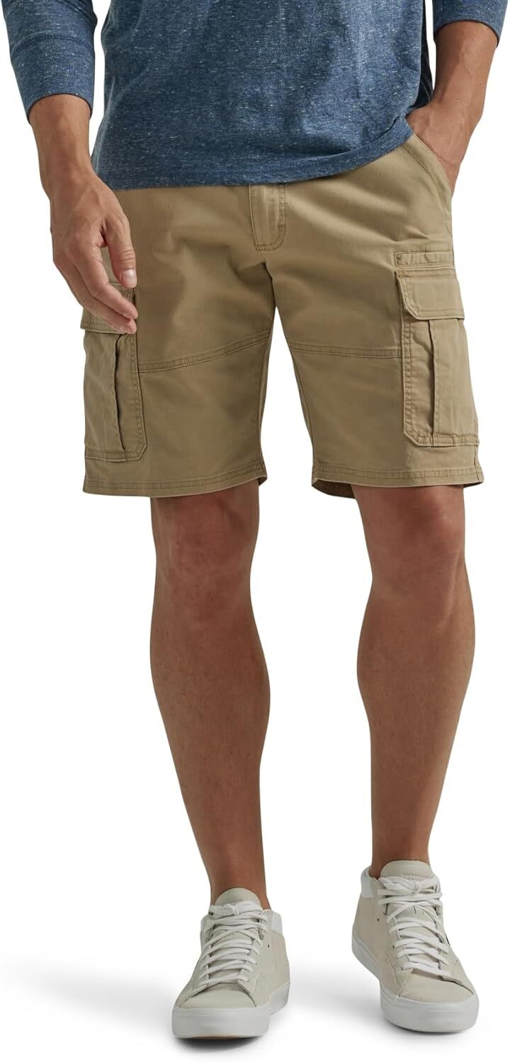 Men's Cargo Stretch Shorts Relaxed Fit Durable Multi Pocket Quick Access Storage - Picture 34 of 37