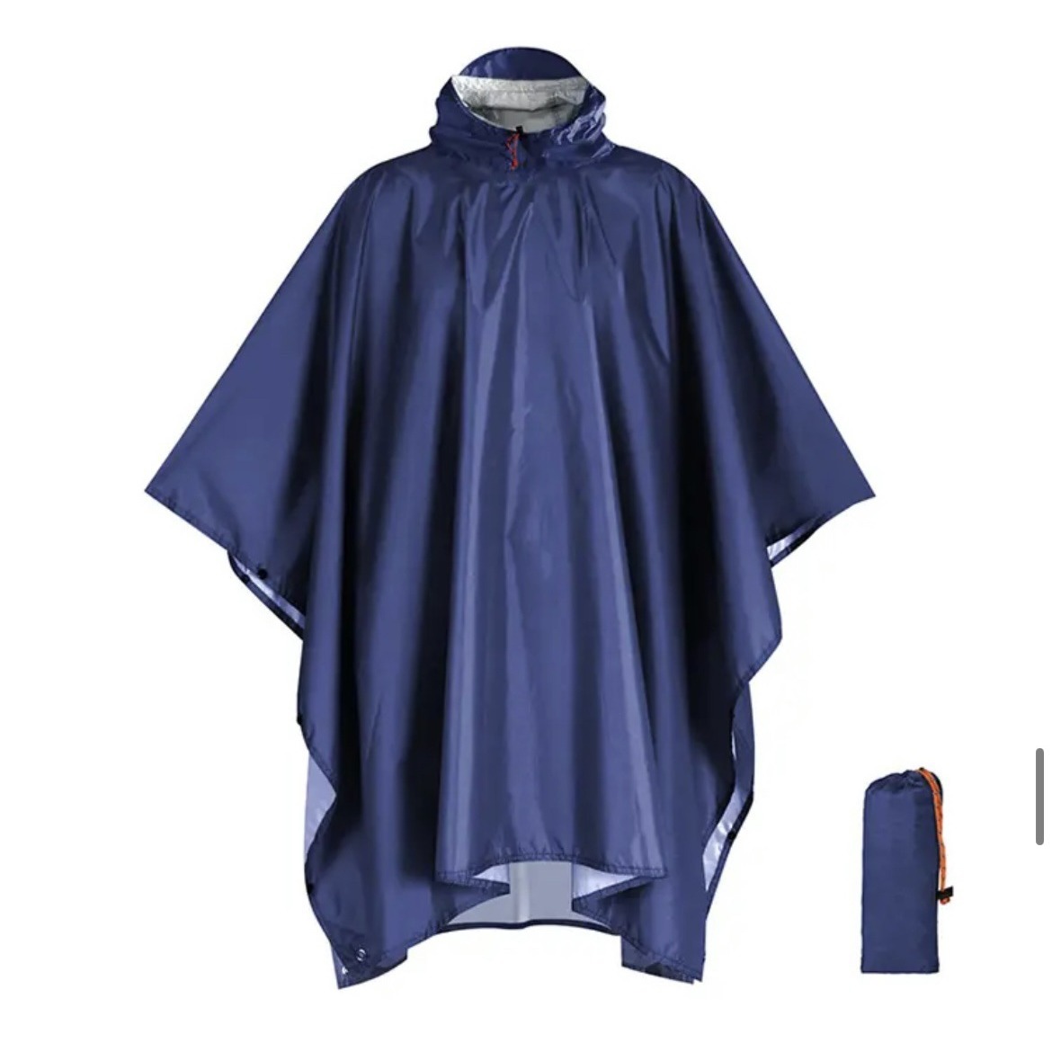 Heavy Duty Rain Poncho For Backpacking Waterproof Lightweight Adult Emergency - Picture 12 of 14