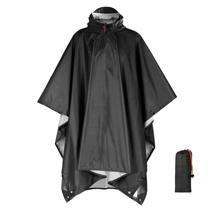 Heavy Duty Rain Poncho For Backpacking Waterproof Lightweight Adult Emergency - Picture 11 of 14
