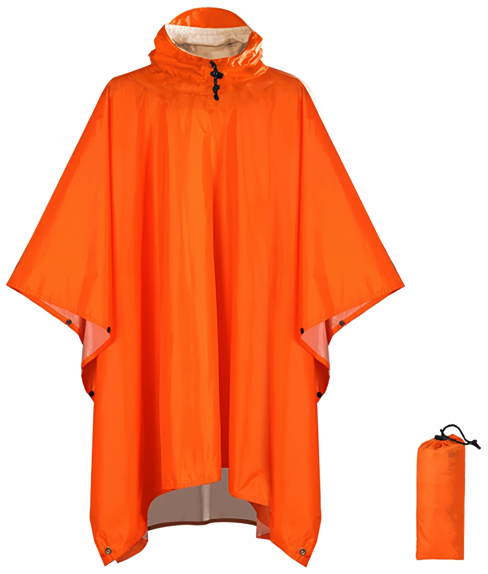 Heavy Duty Rain Poncho For Backpacking Waterproof Lightweight Adult Emergency - Picture 13 of 14
