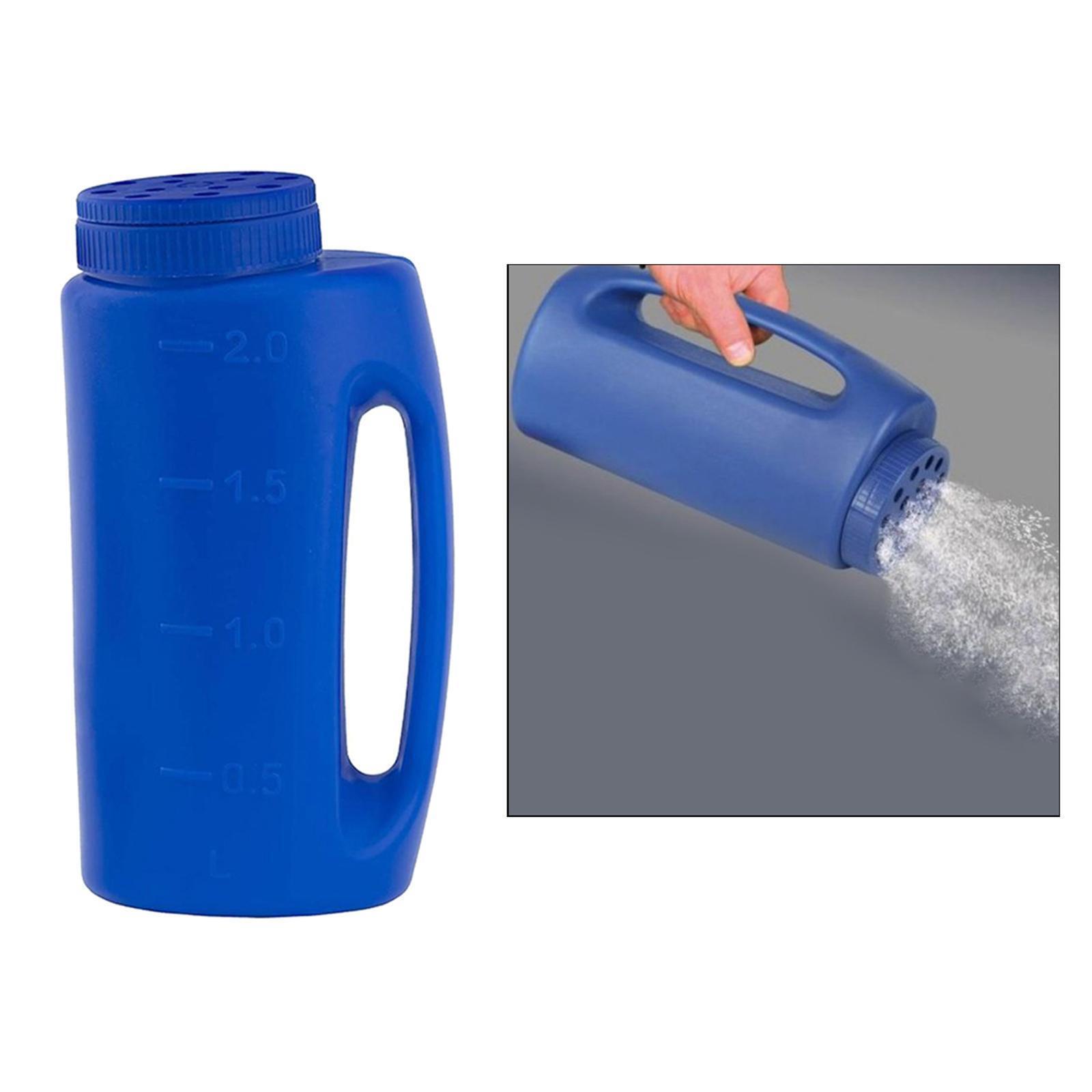 2L Garden Hand Tools Handheld Seeds Spreader Kettle Adjustable Hole Portable UK