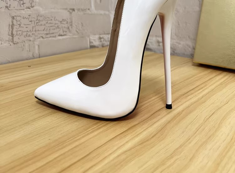 Women 16Cm Stilettos High Heels Sexy Pumps Pointed Toe Ankle Buckle Strap Shoes - Picture 14 of 14
