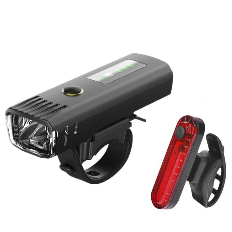 LED Akku Fahrrad Licht Beleuchtung Set 1000 LUX Scheinwerfer Rücklicht Lampe DE - Bild 18 von 20