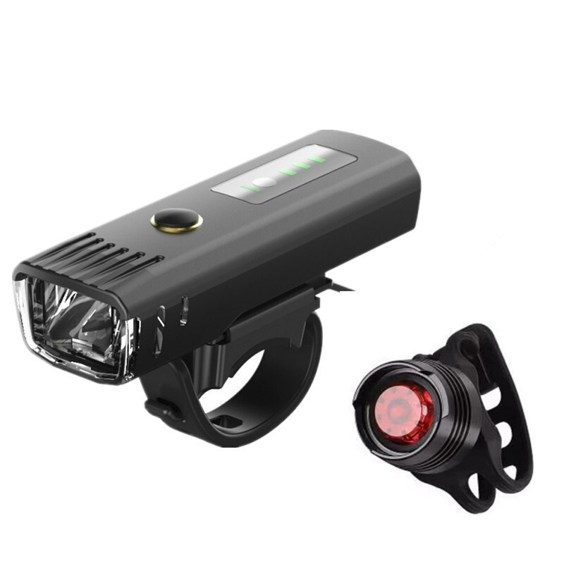 LED Akku Fahrrad Licht Beleuchtung Set 1000 LUX Scheinwerfer Rücklicht Lampe DE - Bild 20 von 20