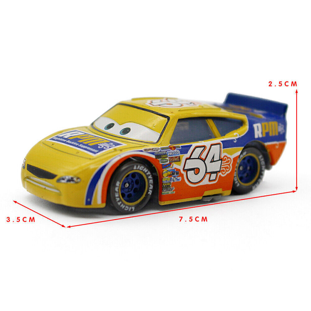 Disney Pixar Cars 3 2 Lightning McQueen Jackson Storm Ramirez Mater Huston - Picture 200 of 285