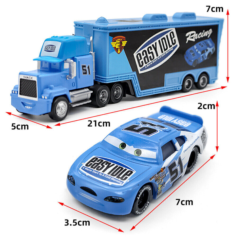 Disney Pixar Cars 3 2 Lightning McQueen Jackson Storm Ramirez Mater Huston - Picture 269 of 285