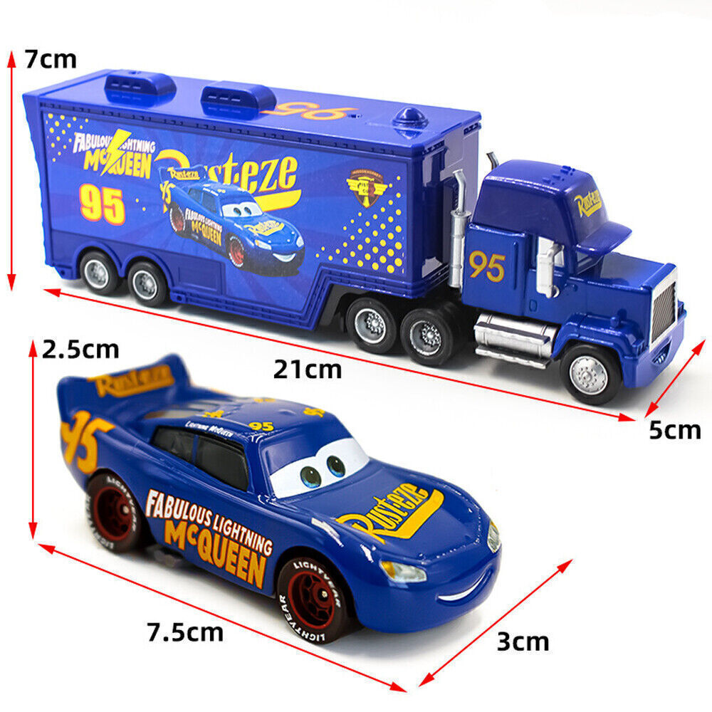 Disney Pixar Cars 3 2 Lightning McQueen Jackson Storm Ramirez Mater Huston - Picture 279 of 285