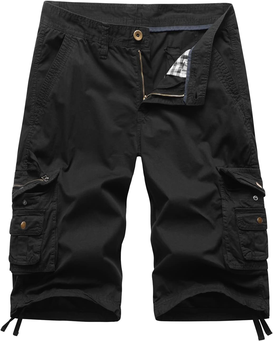 Men's Cargo Shorts Relaxed Fit Multi Pockets Twill Cotton Outdoor Camo Lightweig - Picture 24 of 33